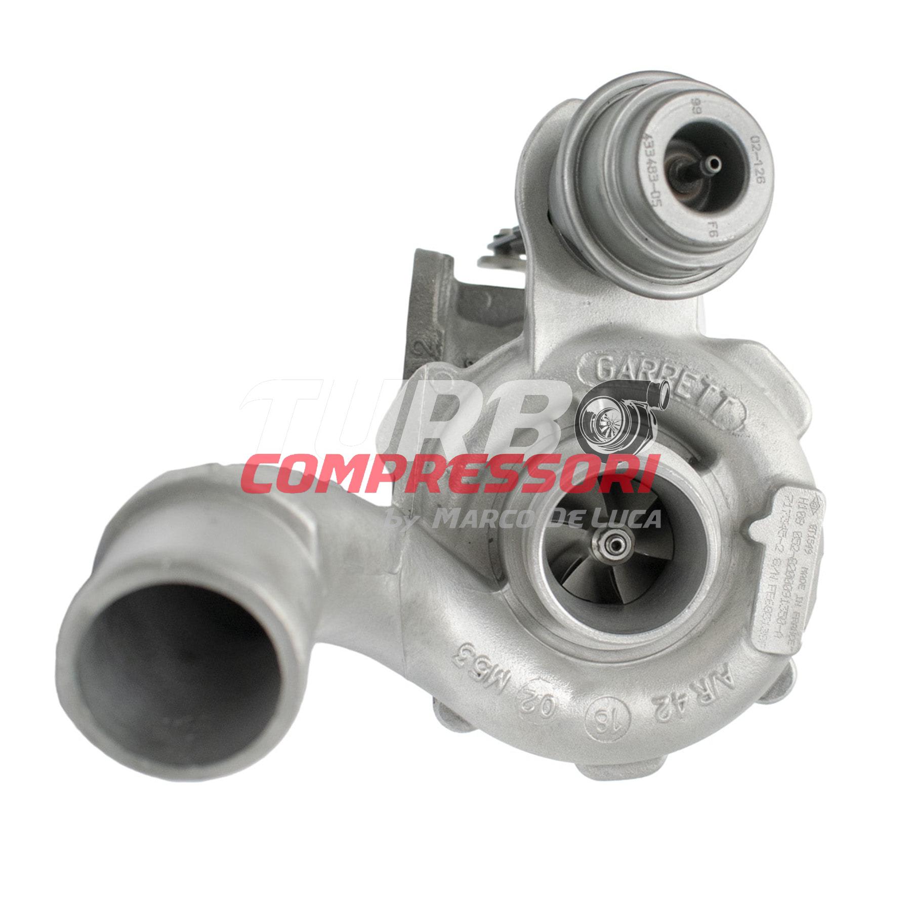 Turbo Revisionato per RENAULT Scenic I 1.9 Dci F9Q732