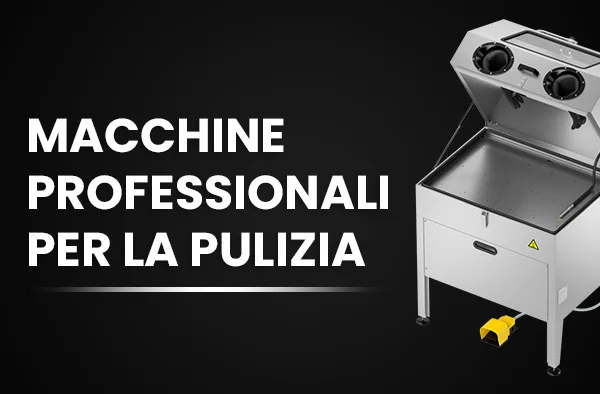 Attrezzature per la pulizia dei componenti in officina